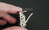 Black RING Marcasite STERLING SILVER 925
