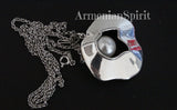 White lab Pearl earrings Black SILVER 925