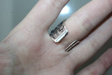 Ring adjustable Armenian jewelry Silver 925  with Armenian alphabet