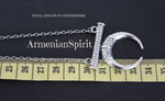 Necklace horns Sterling silver 925 Armenian Spirit