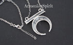 Necklace horns Sterling silver 925 Armenian Spirit