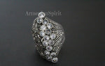 Silver 925 ring earrings SILVER 925 White zircon