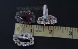 Small Pendant choker marcasite jewelry STERLING SILVER 925