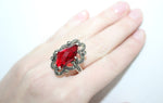 Small Pendant choker marcasite jewelry STERLING SILVER 925