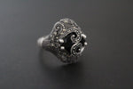 Earrings Ring Sterling silver 925 onyx Armenian Spirit