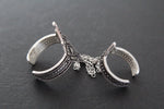 Double Ring Sterling Silver 925 Armenian Spirit