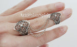 Double Ring Sterling Silver 925 Armenian Spirit