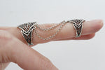 Double Ring Sterling Silver 925 Armenian Spirit