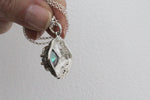 Silver 925 pendant rainbow topaz