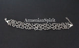 Discover the beauty and tradition of Armenian culture with our Sterling Silver 925 Alphabet Bracelet. Made with genuine Armenian letters, this bracelet is the perfect traditional gift for weddings. Expertly crafted, you can now buy authentic Armenian jewelry online and add a touch of elegance to any outfit.