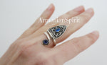 Red stone Ring Sterling Silver 925 Armenian Spirit