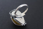 Adjustable ring non-open band buysilver rings for woman.