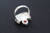 ring narrow band silver women