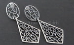 Buy Armenian alphabet earrings with nails. Long earrings with Armenian letters buy from Armenian online store.