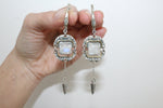 Earrings Sterling silver 925 moonstone