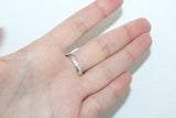 Zircon blue Earrings ring pendant Silver 925