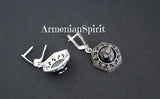 Earrings marcasite silver 925 Armenian Spirit