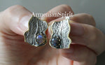 Vintage style ring black onyx SILVER 925 gold plated