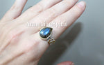 Ring silver 925 Labradorite