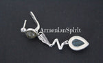 Earrings Ring silver 925 Labradorite Armenian Spirit