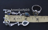 Earrings silver 925 Labradorite Armenian Spirit