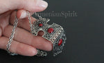 Armenian Silver 925 necklace traditional taraz jewellery Pendant on chain