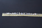 Bracelet Sterling silver 925 gemstones gold plated
