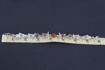 Bracelet Sterling silver 925 gemstones gold plated
