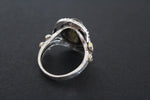 Ring earrings silver 925 Labradorite