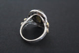 Ring earrings silver 925 Labradorite