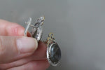 Ring earrings silver 925 Labradorite