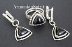 Earrings silver 925 jewelry Armenian Spirit