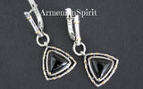 Earrings silver 925 jewelry Armenian Spirit