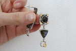 Labradorite earrings Sterling silver 925