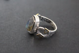 Ring silver 925 Labradorite