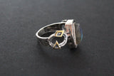 Ring silver 925 Labradorite