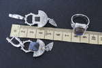 Earrings silver 925 Labradorite