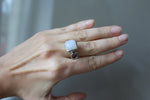 Ring silver 925 moonstone