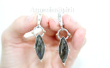 Earrings silver 925 Labradorite