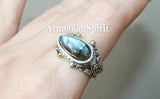 Ring silver 925 Labradorite