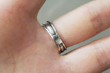 Earrings hooked ring Green prehnite Silver 925 gold plated