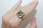 Labradorite earrings ring silver 925 Armenian Spirit