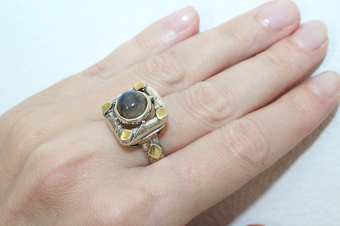 Labradorite ring Sterling silver 925