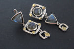 Labradorite earrings Sterling silver 925