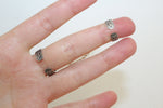 Set of 3 rings sterling silver 925