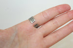 Set of 3 rings sterling silver 925