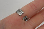 Set of 6 adjustable rings Silver 925