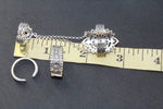Set of 3 rings sterling silver 925