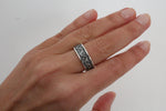 Ring band sterling silver 925 jewelry