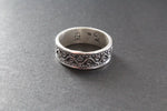 Ring band sterling silver 925 jewelry